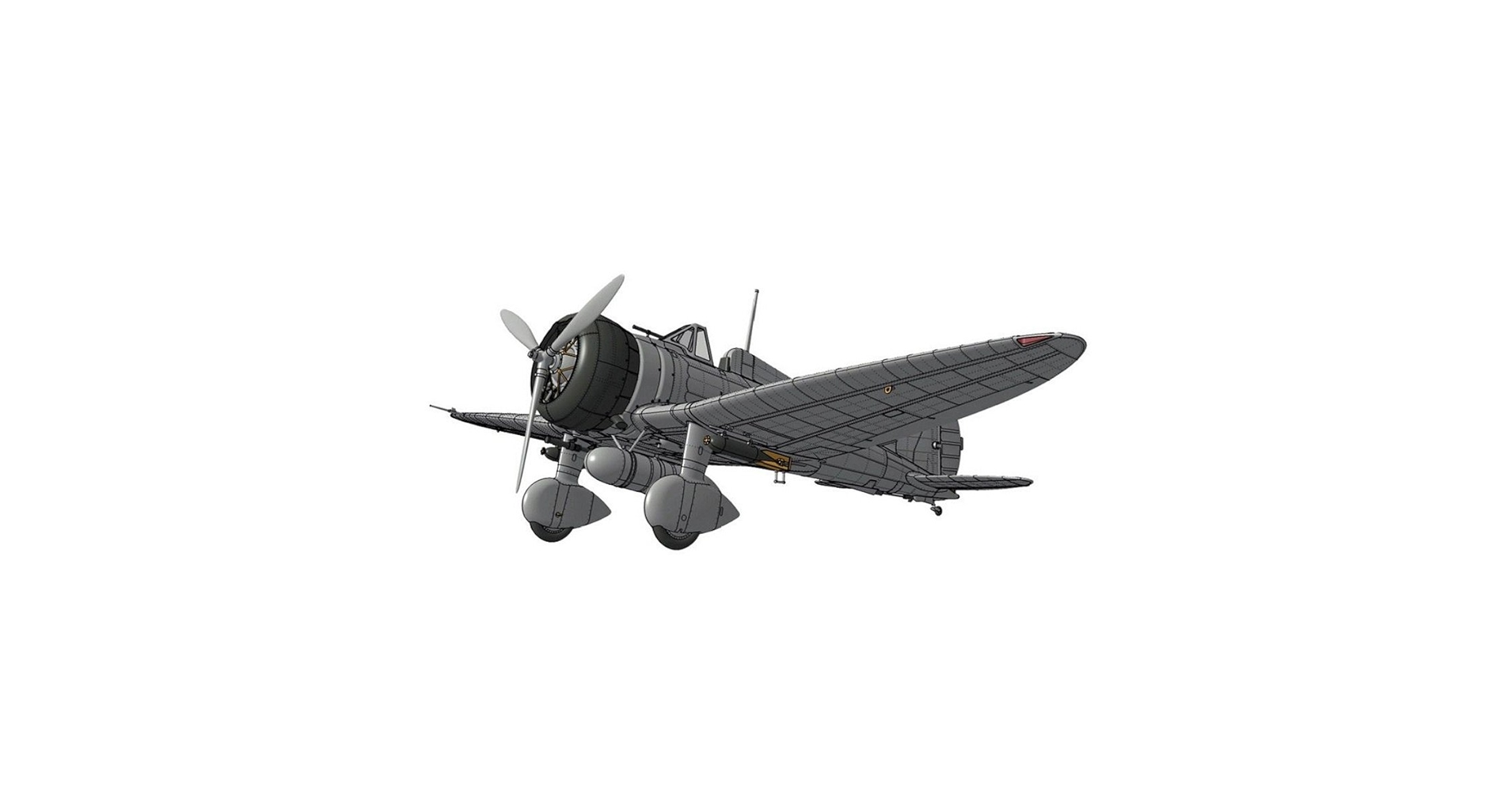(未使用･未開封品)　ウィングジーキット 1/48 日本海軍 九六式二号二型 艦上戦闘機 後期型 プラモデル WNKD5-01 qdkdu57 514Av+xzRWL.jpg_BO30,255,255,